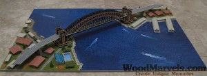 Laser cut sydney Harbor Bridge