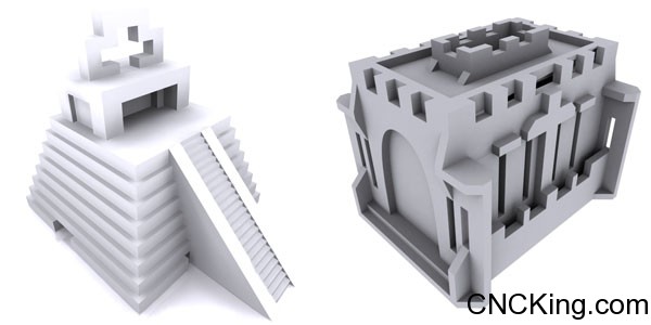 2D model converted to be 3D printed