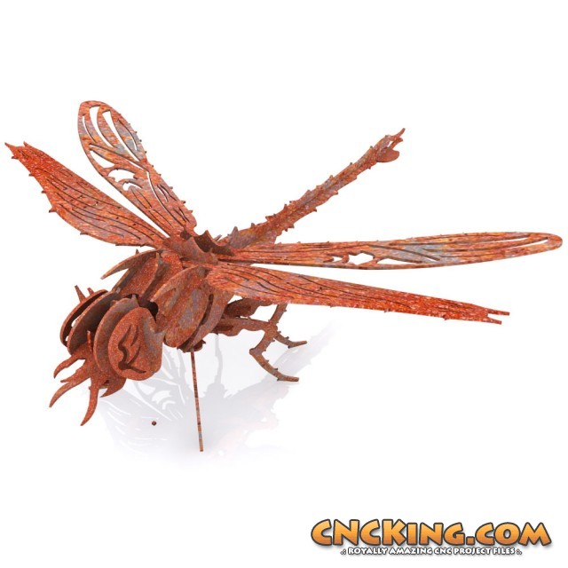 Plasma Cut Dragonfly Digital Project Files