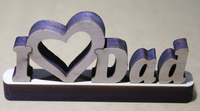 Laser Cut Words