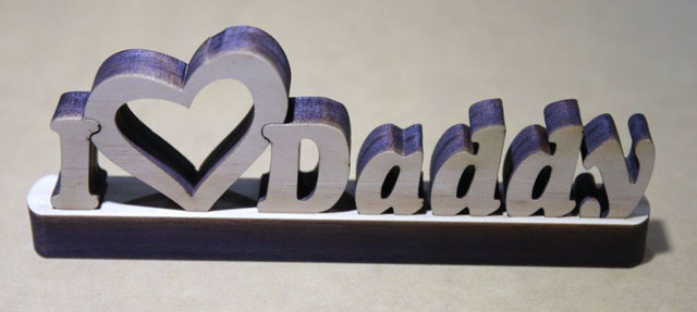 Laser Cut Words