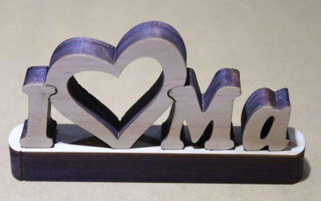 Laser Cut Words