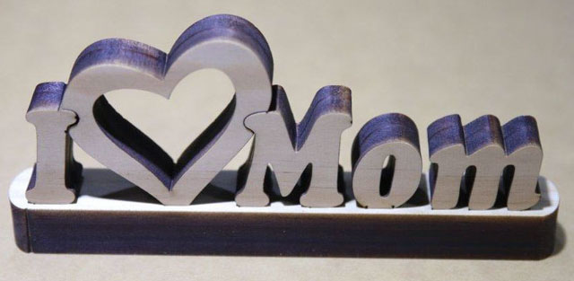 Laser Cut Words