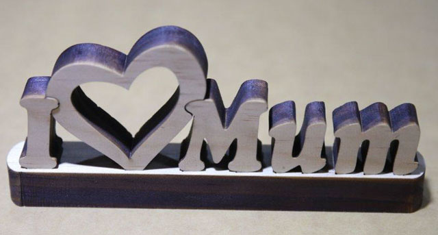 Laser Cut Words