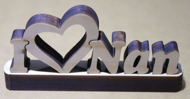 Laser Cut Words