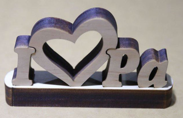 Laser Cut Words