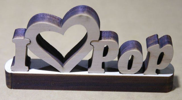 Laser Cut Words