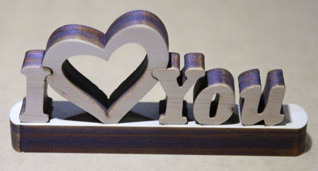 Laser Cut Words