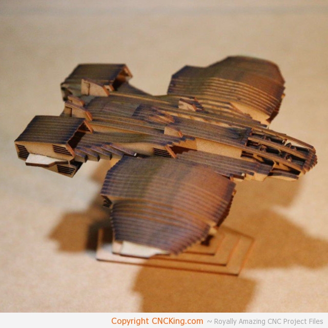 laser cut future fighter