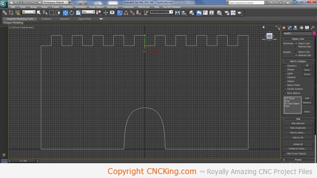 3d printed medieval castle walls