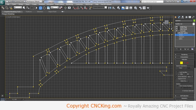 cnc sydney harbor bridge laser to router