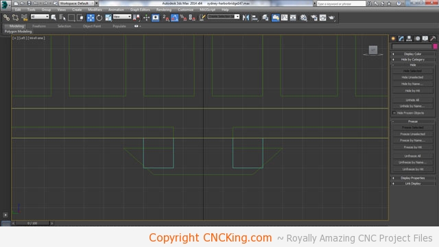 cnc sydney harbor bridge laser to router