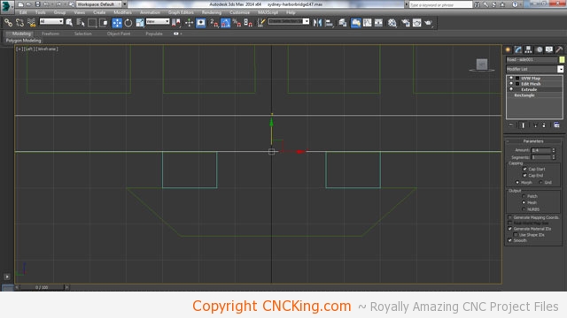 cnc sydney harbor bridge laser to router