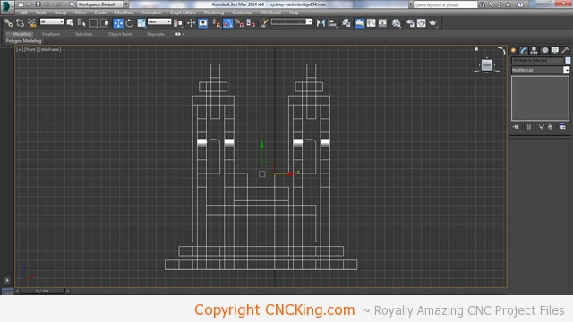 cnc sydney harbor bridge laser to router