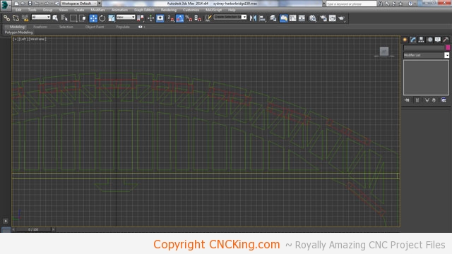 cnc sydney harbor bridge laser to router