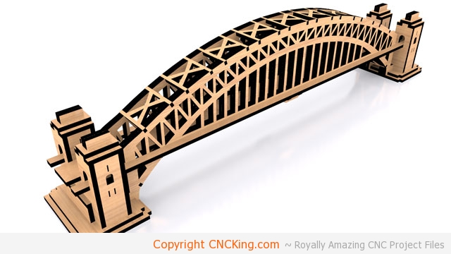 sydney harbor bridge model