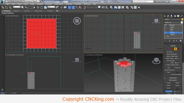 3d printed medieval castle walls