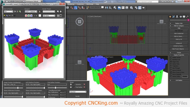 3d printed medieval castle walls