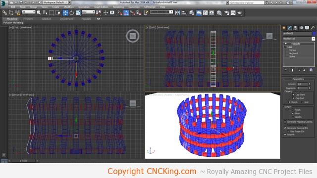 3d printed weaved basket