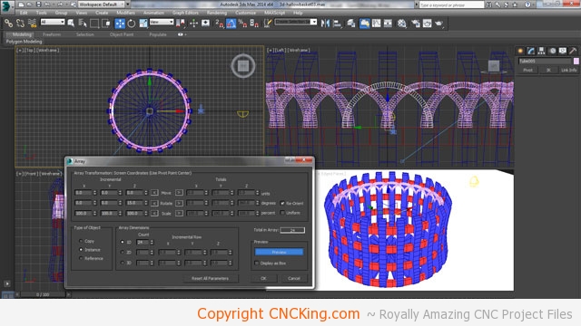 3d printed weaved basket