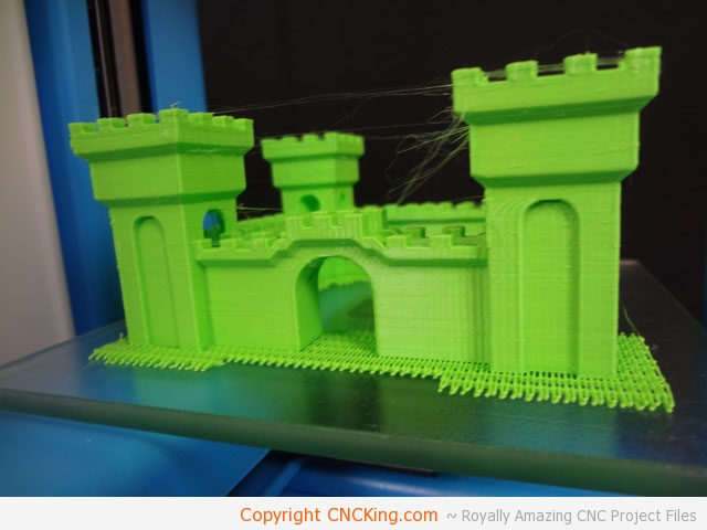 3D Printing a Medieval Castle Walls B