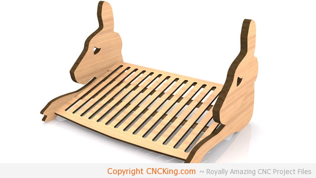 CNC laser / router Kangaroo Laptop Stand