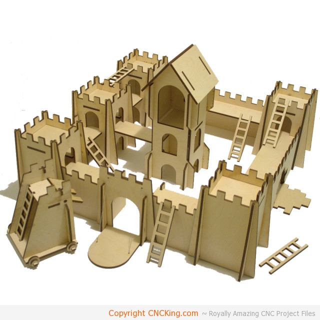 Kids Medieval Castle with Siege Weapon