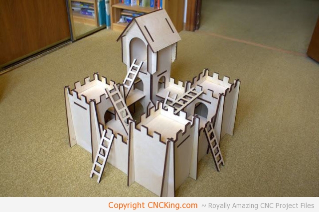 Kids Medieval Castle with Siege Weapon