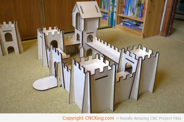 Kids Medieval Castle with Siege Weapon