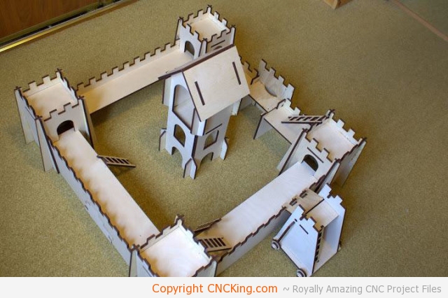 Kids Medieval Castle with Siege Weapon