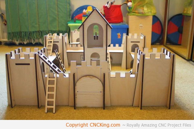 Kids Medieval Castle with Siege Weapon