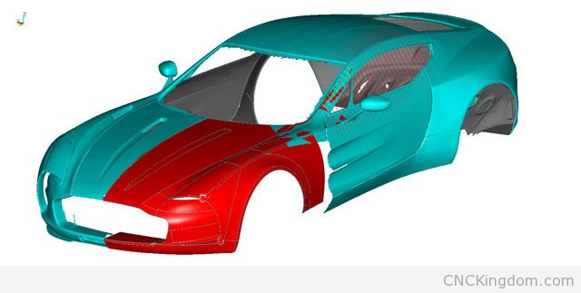 Aston Martin one-77 body surface -PSH Training test 