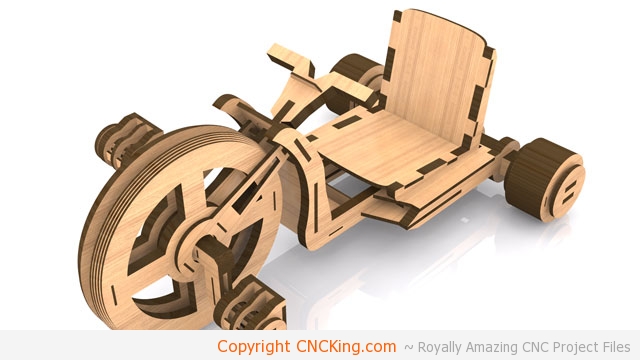 Wooden Big Wheels Tricycle