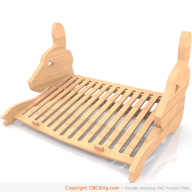 CNC Kangaroo Laptop Stand