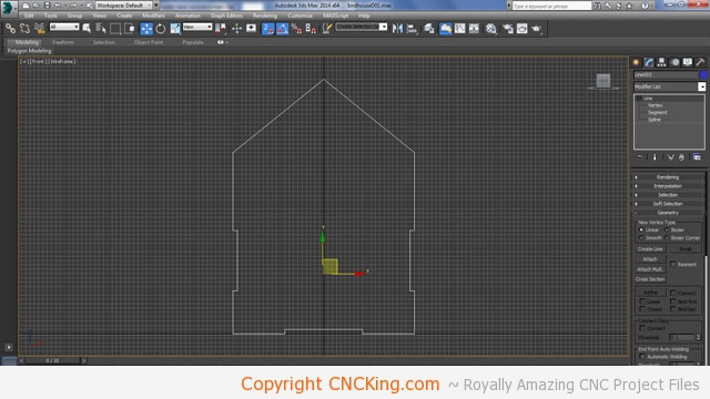 Bird House D for Laser Cutter