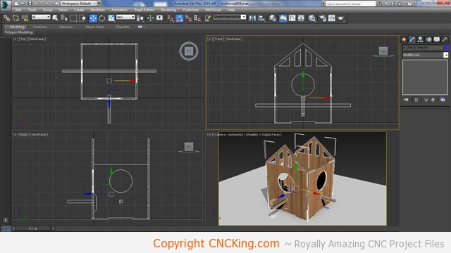 Bird House D for Laser Cutter