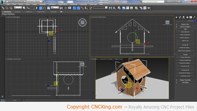 Bird House D for Laser Cutter