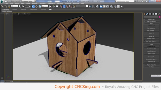 Bird House D for Laser Cutter