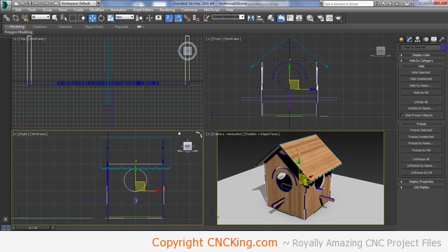 Bird House D for Laser Cutter