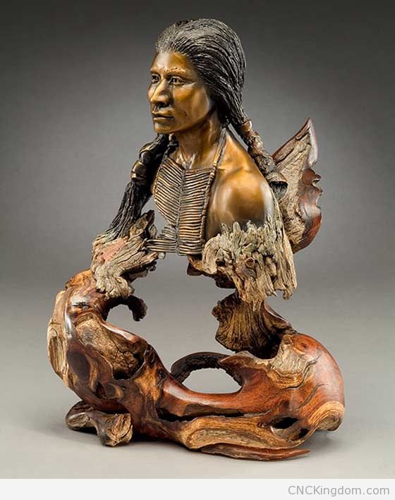 wooden sculpture