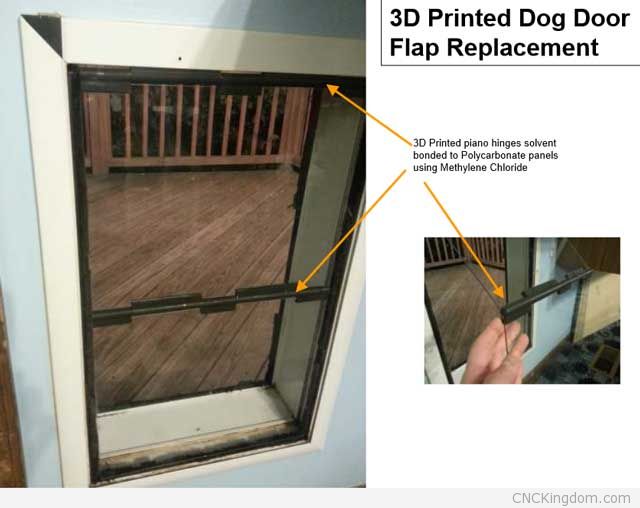 3D printed dog door flap replacement (saved myself the $90 per flap replacement cost). Not made with CubeX.