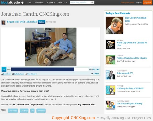 Jonathan Cantin, CNCKing.com