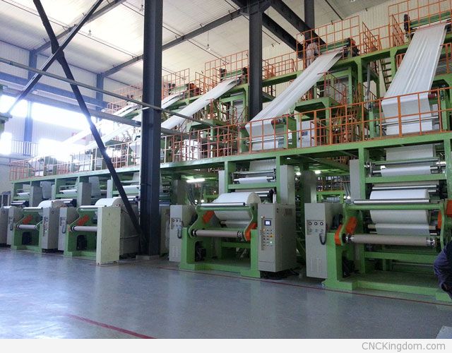 Stone Paper factory in Shenyang China: another part the clean and efficient production process