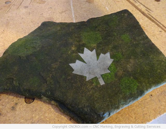natural field stone engraving