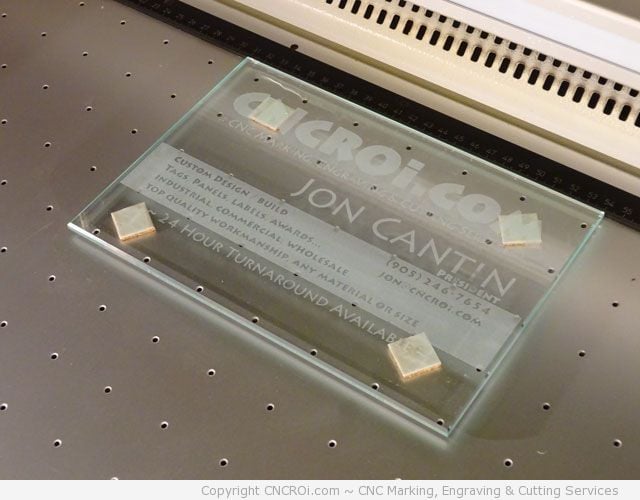 laser etching glass