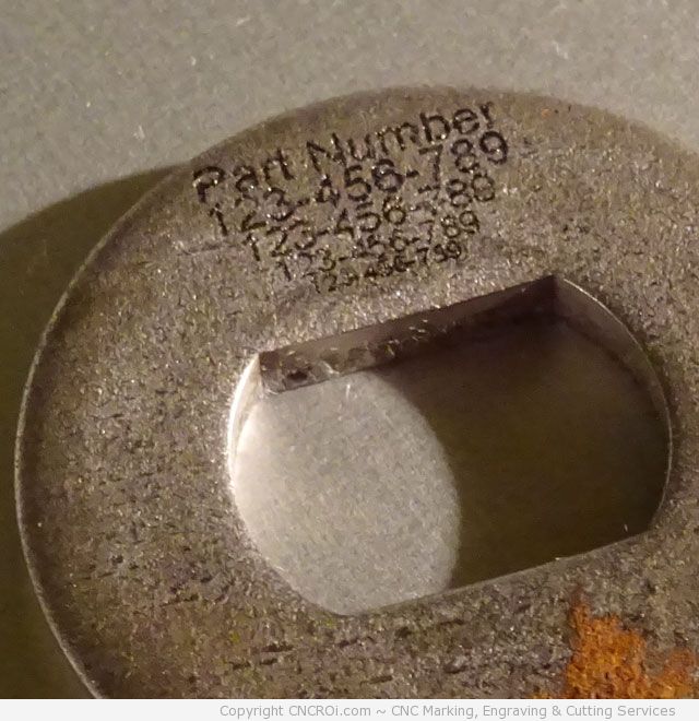 laser part marking