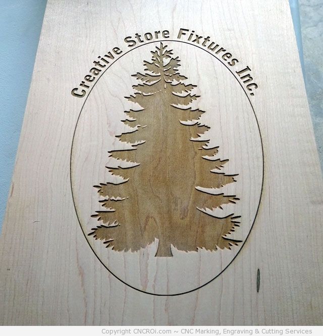 laser engraving wood