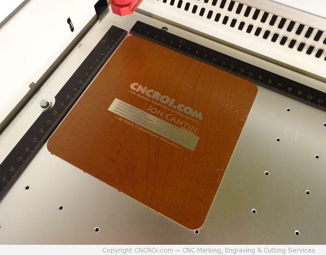 laser engraving powder coated aluminium