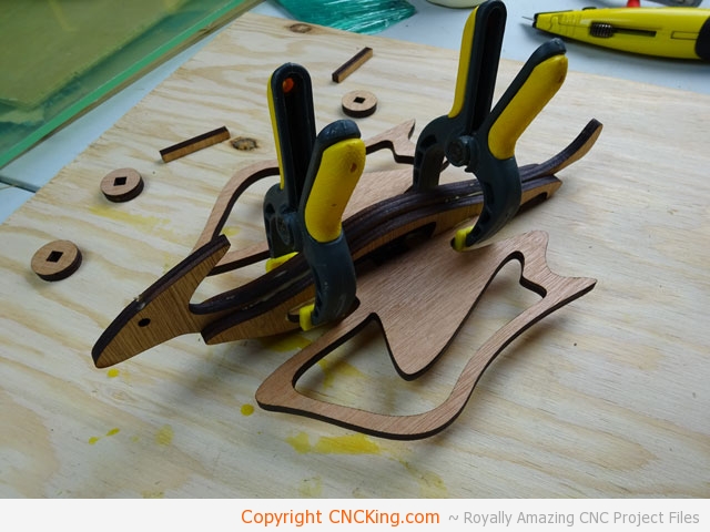 wooden pterodactyl