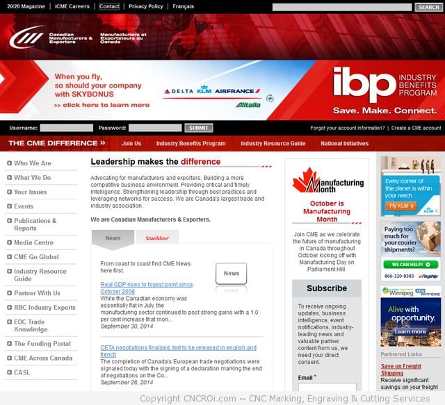 Canadian Manufacturers & Exporters (CME),